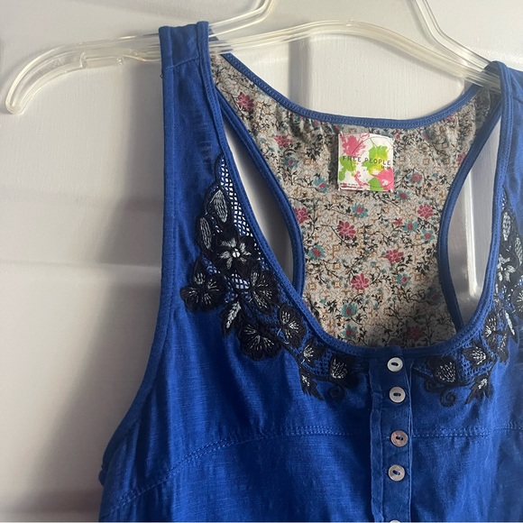 Free People Racerback Tank Top Size Medium - Picture 2 of 4